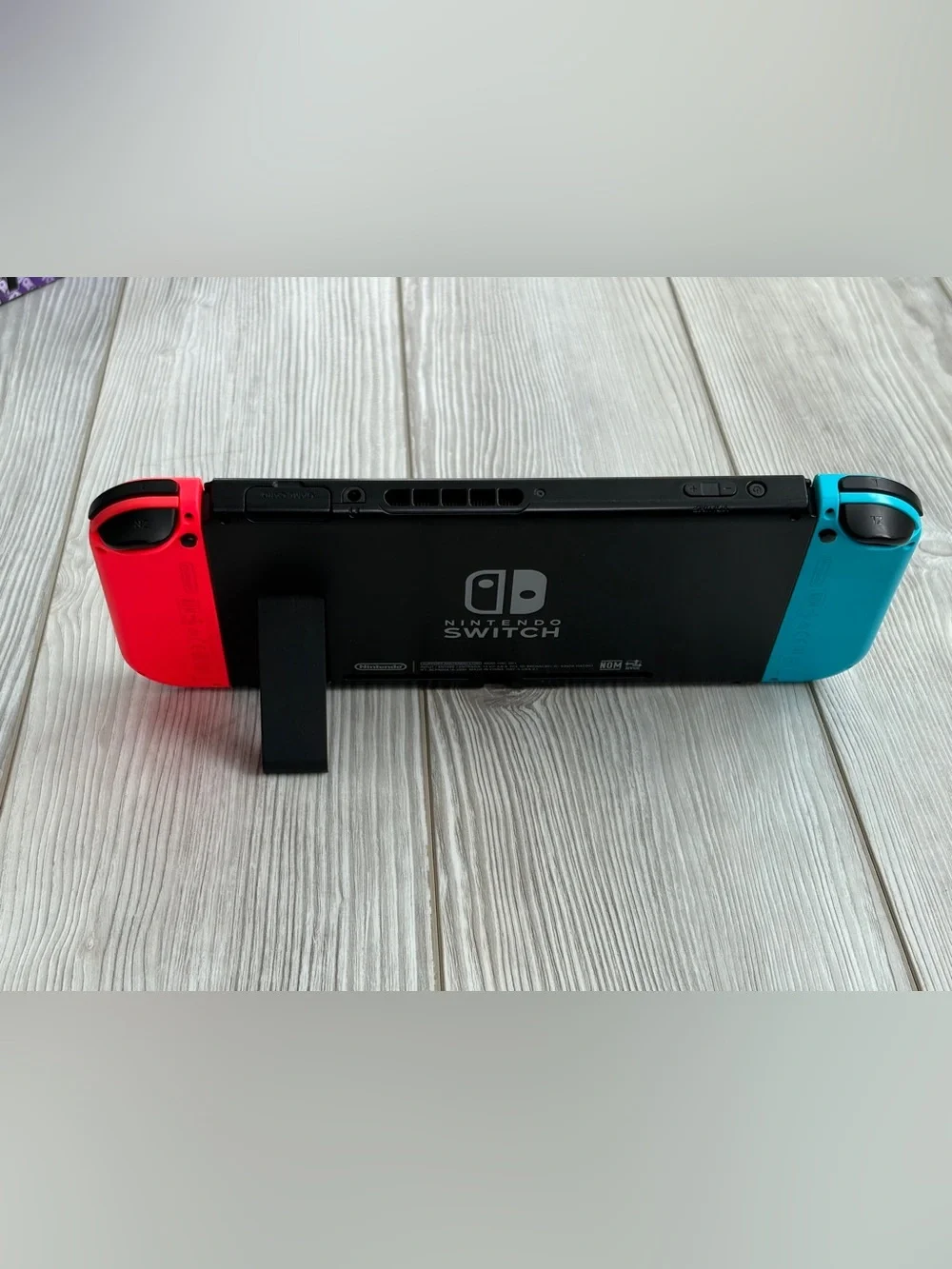 Nintendo Switch V2 HAC-001(-01) Console Bundle Mario Odyssey WarioWare Dock Case